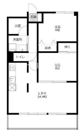 アーク本厚木 708号室 間取り