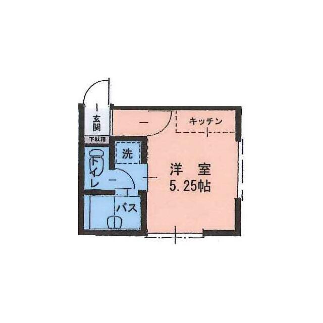 ＷＨ－Ｏ（湯本） 101号室 間取り