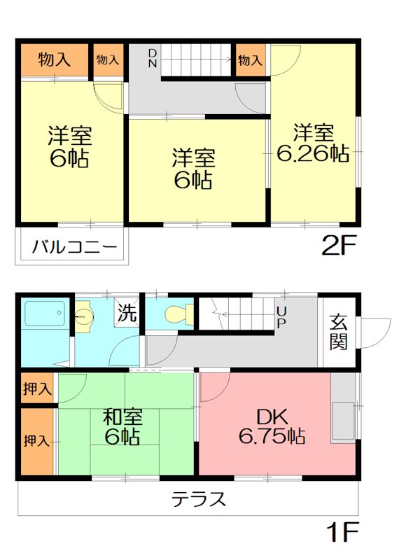 ソレイユガーデンハウスサウス 間取り