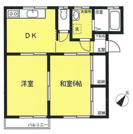 エトワール湘南 101号室 間取り