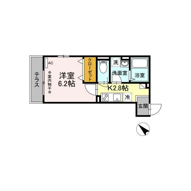 マ・メゾン鵠沼花沢　Ａ棟 103号室 間取り