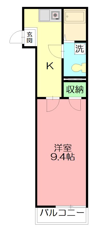 ガーデニアグレイス 201号室 間取り