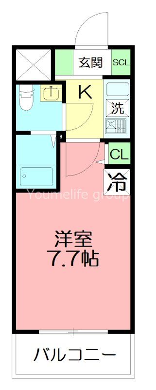 ケイ・ティ・ファースト（ＫＴファースト） 402号室 間取り