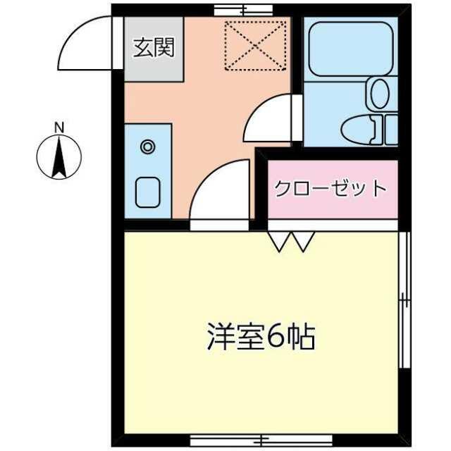 サニーハイツ 101号室 間取り