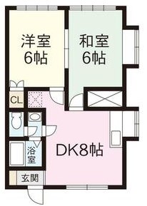 エスポワール 403号室 間取り