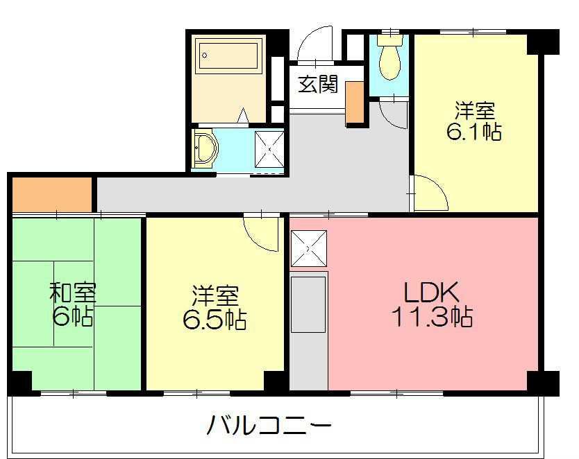 グレース・Ｋ 402号室 間取り