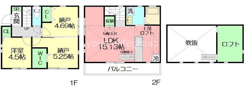 弥勒寺1丁目戸建 間取り