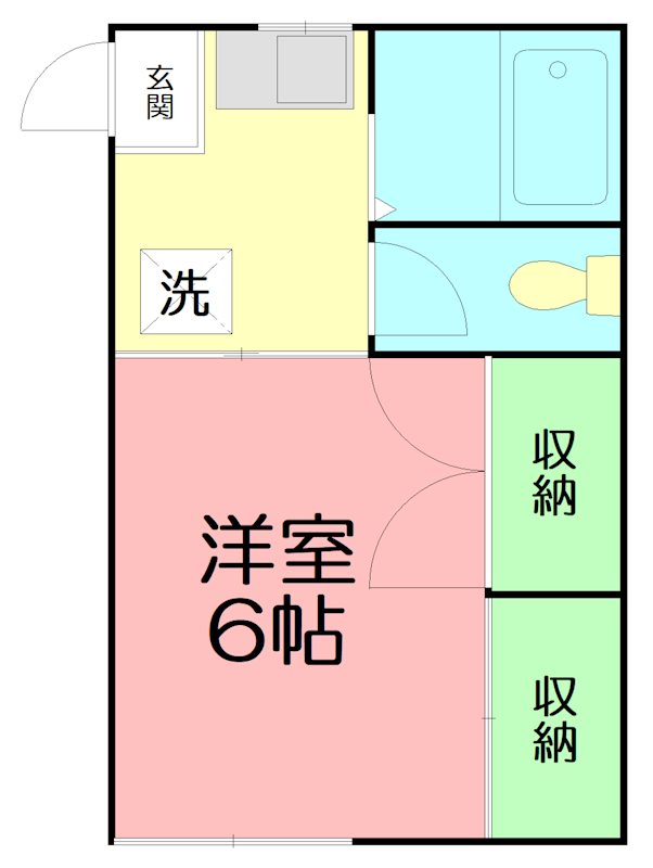 メゾンエトワール 203号室 間取り