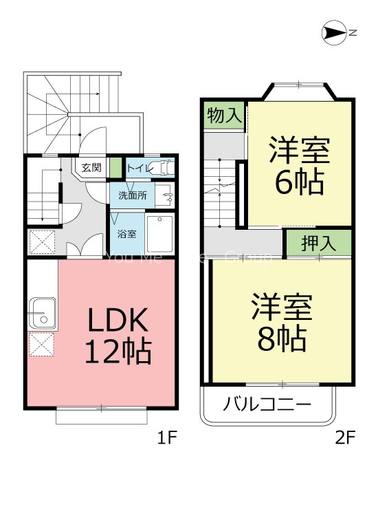 善行ビル 203号室 間取り