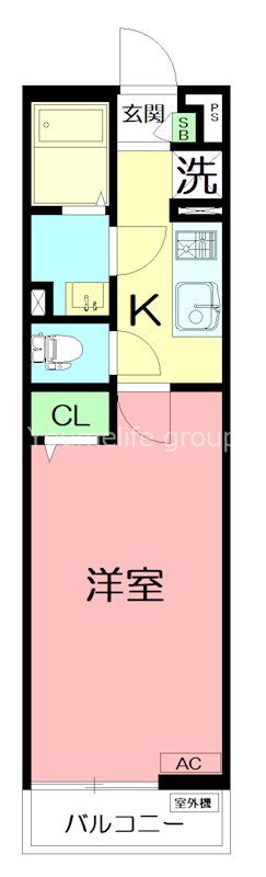 リブリ・NeoVita 103号室 間取り