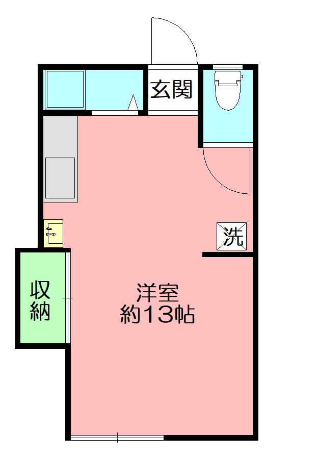 サンライフユウ  205号室 間取り