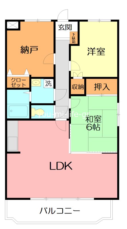 湘南エアーハイムⅠ 101号室 間取り
