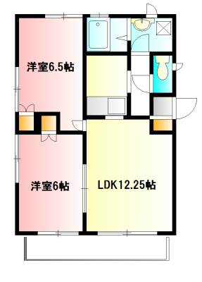K'sGlycine(ケーズグリシーヌ） 間取り