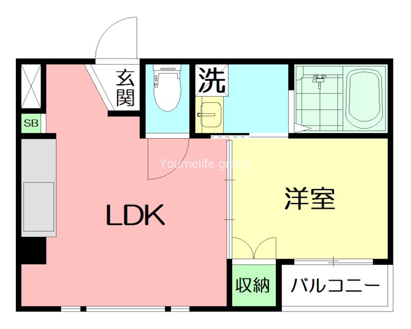 フラワービルⅡ 間取り