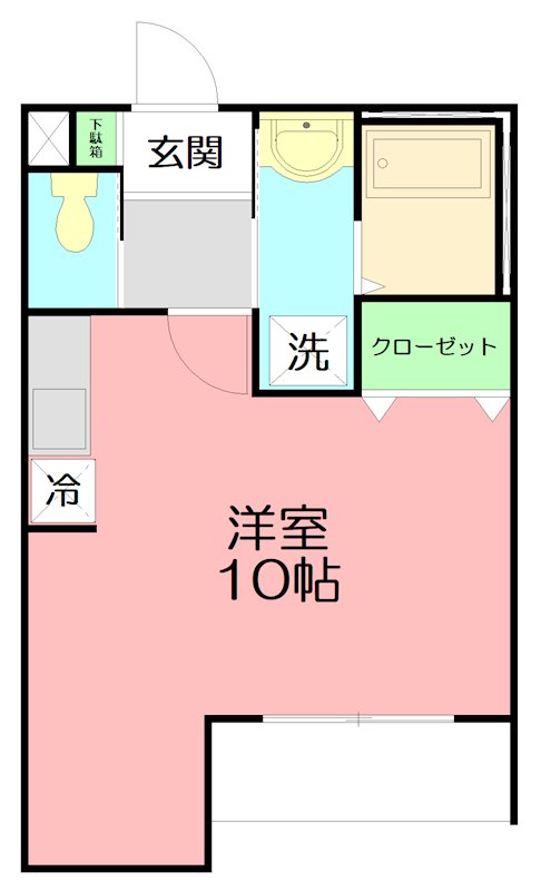 aruka022 103号室 間取り