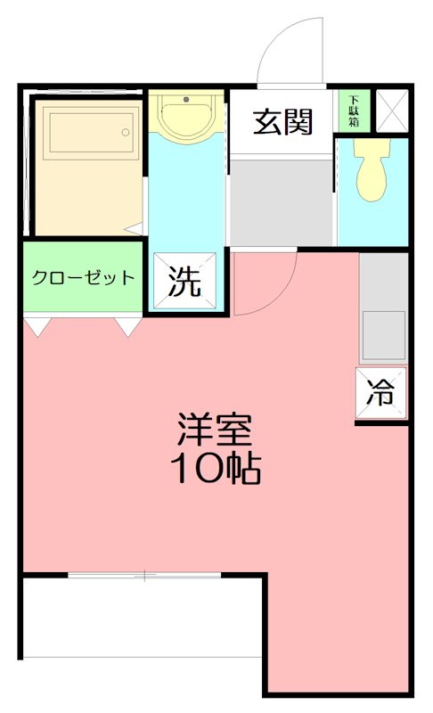 aruka022 102号室 間取り