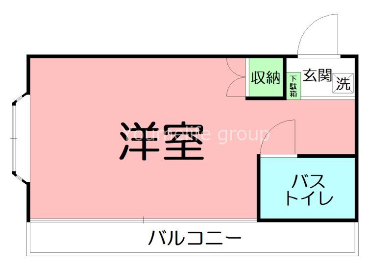 クロノス平塚西 201号室 間取り