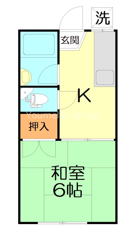 コーポ臼井 間取り
