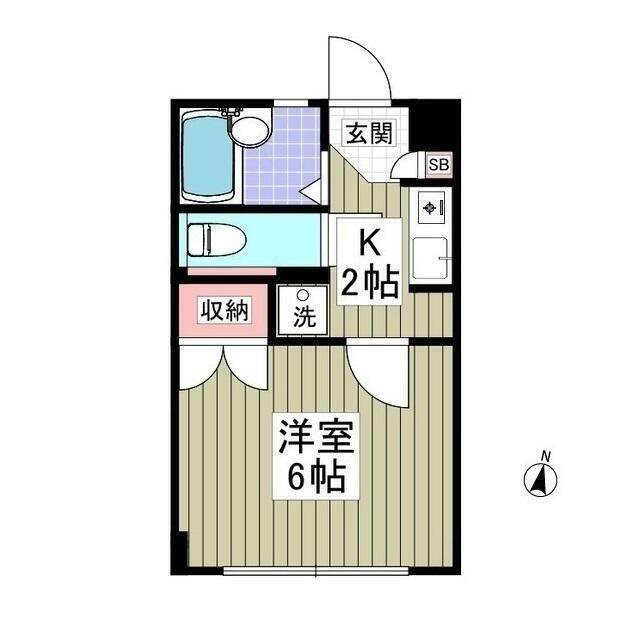 マルヴィエント湘南 103号室 間取り