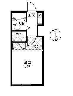 司ハウス辻堂 102号室 間取り