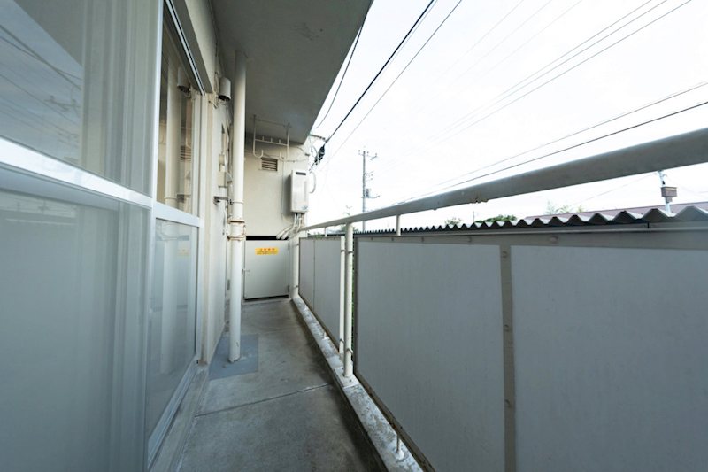 ビレッジハウス戸川１号棟 ベランダ