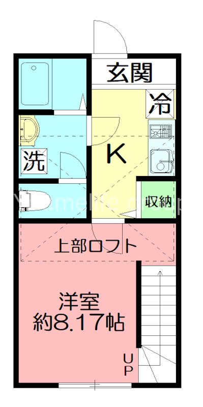 ルノン逗子海岸 102号室 間取り