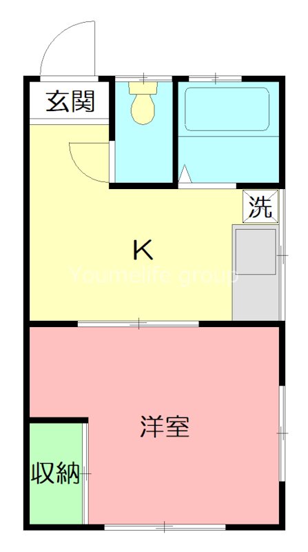 原田アパート 101号室 間取り