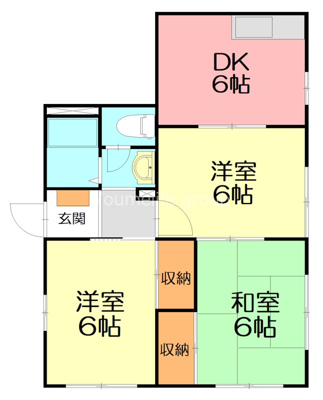 カトルヤマジュ 101号室 間取り