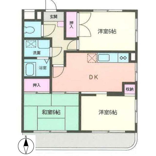 グランディオーズマンション 301号室 間取り