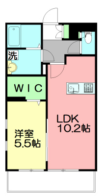 アンフィル湘南 204号室 間取り