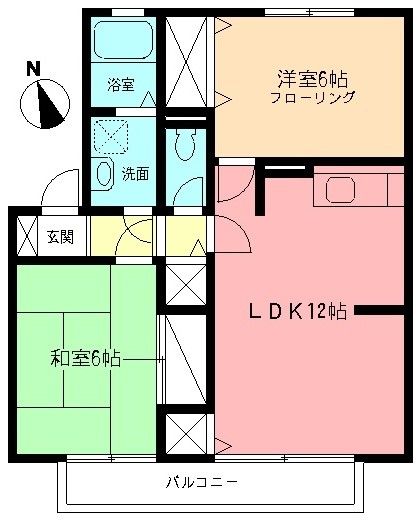 セナＡ 103号室 間取り