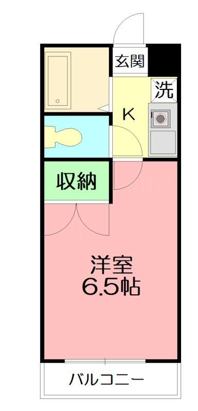 コスモス№2 302号室 間取り