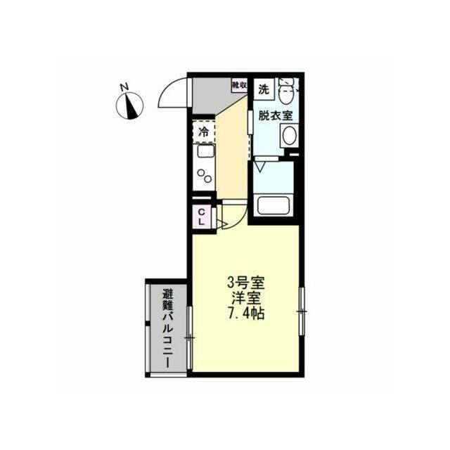 チャオ本厚木 103号室 間取り