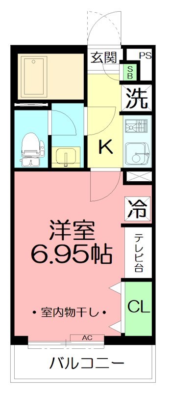 グレイス長尾台 202号室 間取り