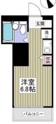 サンマールかしわ台 308号室 間取り