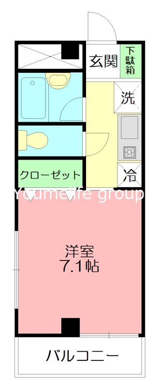 ミレニアム・ヒルズ 202号室 間取り