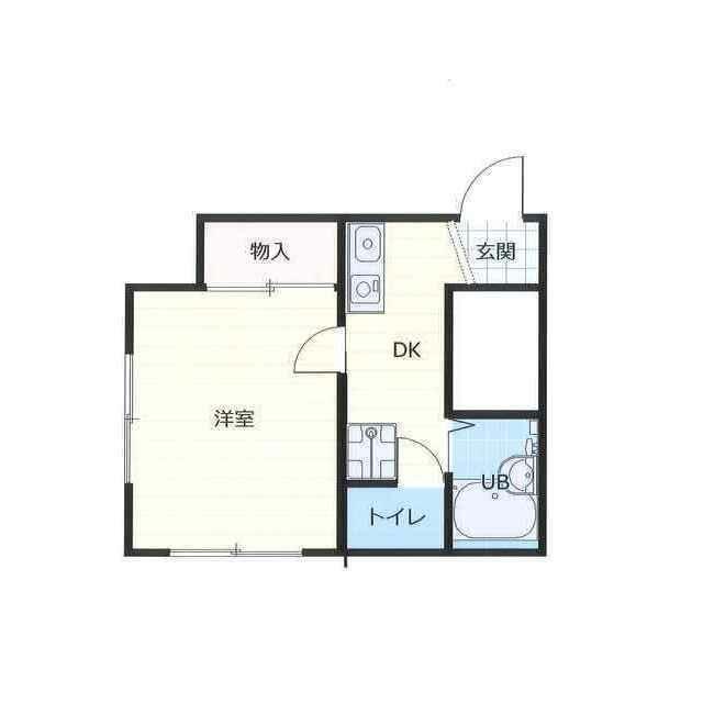 カーサ茅ヶ崎 202号室 間取り