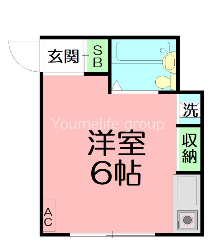 ジュネス東海大学前 101号室 間取り