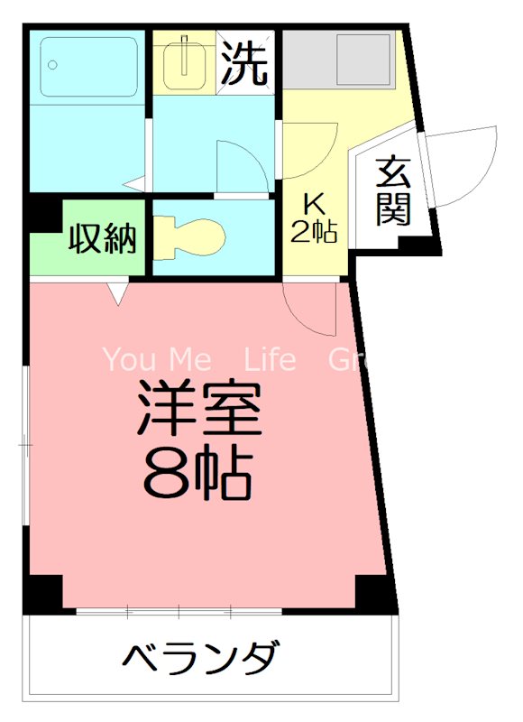 大野ビル 401号室 間取り