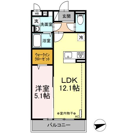 レジデンス鎌倉 302号室 間取り