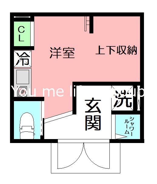 Surf Deck 103号室 間取り