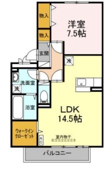 スワロウテイルＡ 202号室 間取り