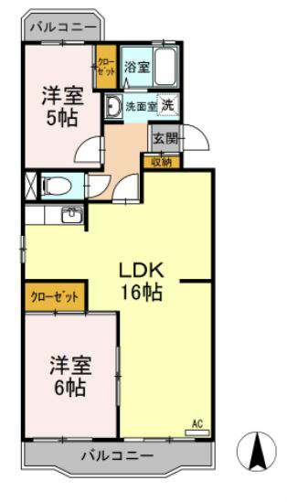 セントラルハイツ 間取り