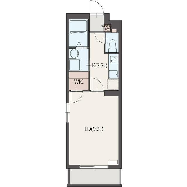 エアリーズ 308号室 間取り