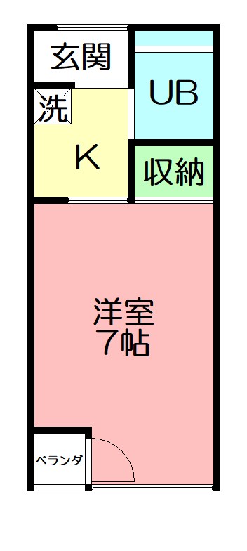 ハウスムジーク 105号室 間取り