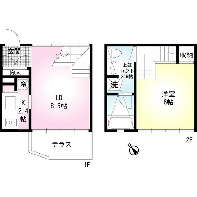 グランドソレーユ 101号室 間取り
