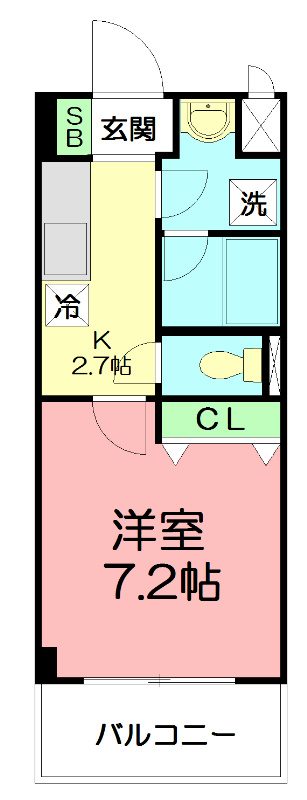 GLOIRE MANSION 404号室 間取り