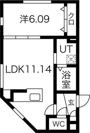 エフリード浅間町 401号室 間取り