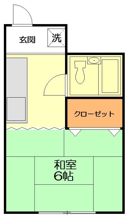 第２ハイツ 205号室 間取り