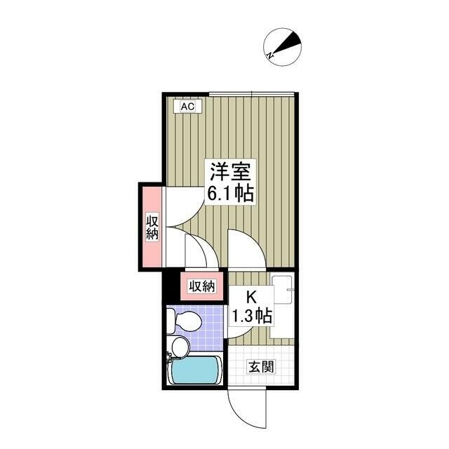 フルハウス 101号室 間取り